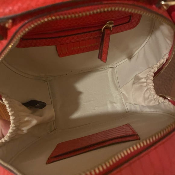 INC International Concepts Women's Rilie Circle Top Handle Crossbody Bag Red - Picture 7 of 7